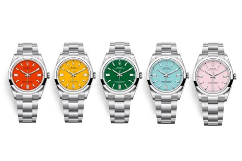 new rolex op colors|Rolex oyster perpetual update.